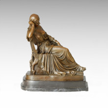 Classical Figure Statue Noblewoman Bronze Sculpture TPE-151